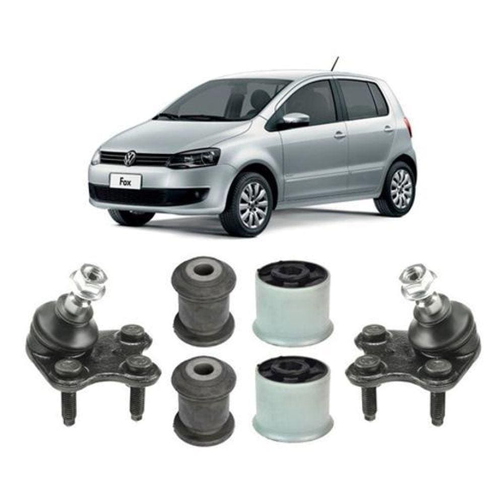 Kit Pivô + Bucha Balança Dianteira Vw Fox 2013 2014 2015 16