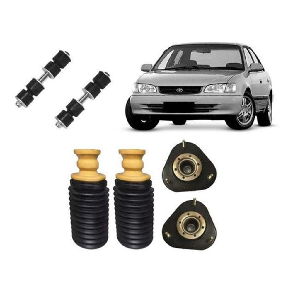Par Kit Da Suspensão Dianteira Toyota Corolla 1998 99 00 01