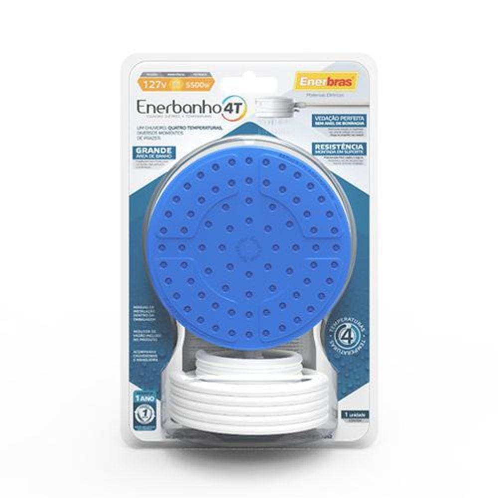Enerbanho 4 T 127 V~5500 W - Enerbras Azul - E3401-Ea