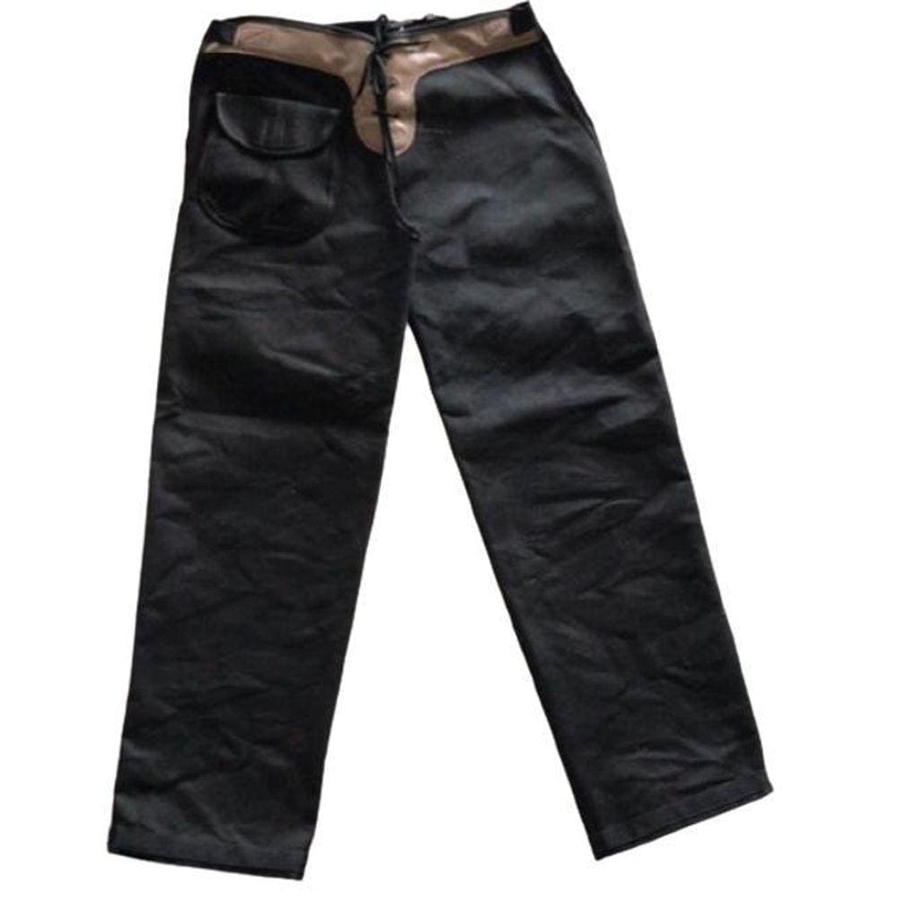 Calça De Lona Boiadeira Preta - Tamanho 42