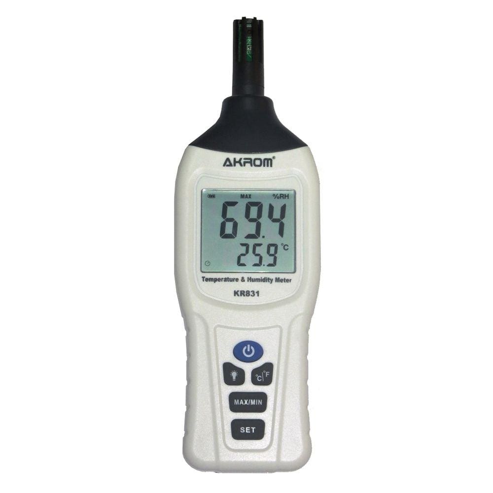 Medidor temperatura umidade ponto de orvalho - Akrom KR831