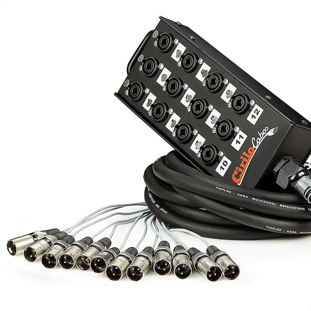 Medusa 12 Vias Com Conectores Combo - 60 Metros