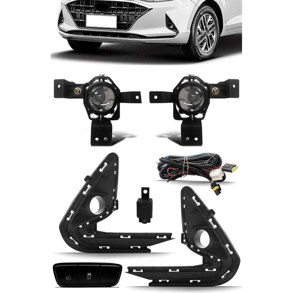 Kit Farol De Milha Neblina Hyundai Hb20 Hb20S 2020/2021