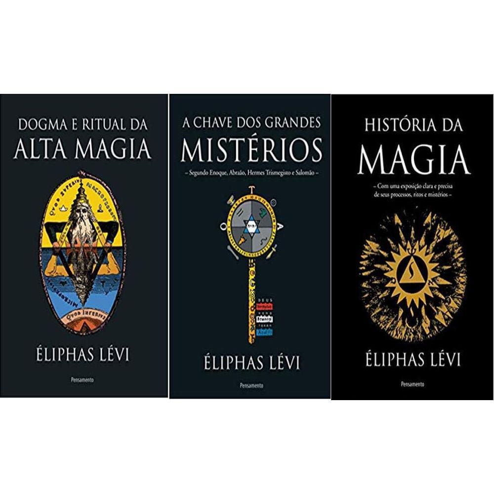 Kit Livro Dogma Ritual  Alta Magia + História + A Chave