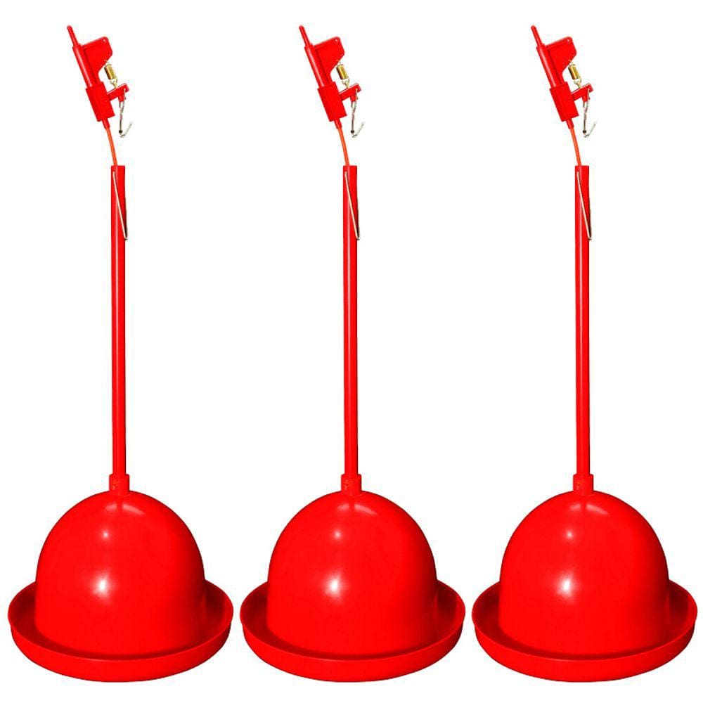 Kit Bebedouro pendular automático aves 3 unidades