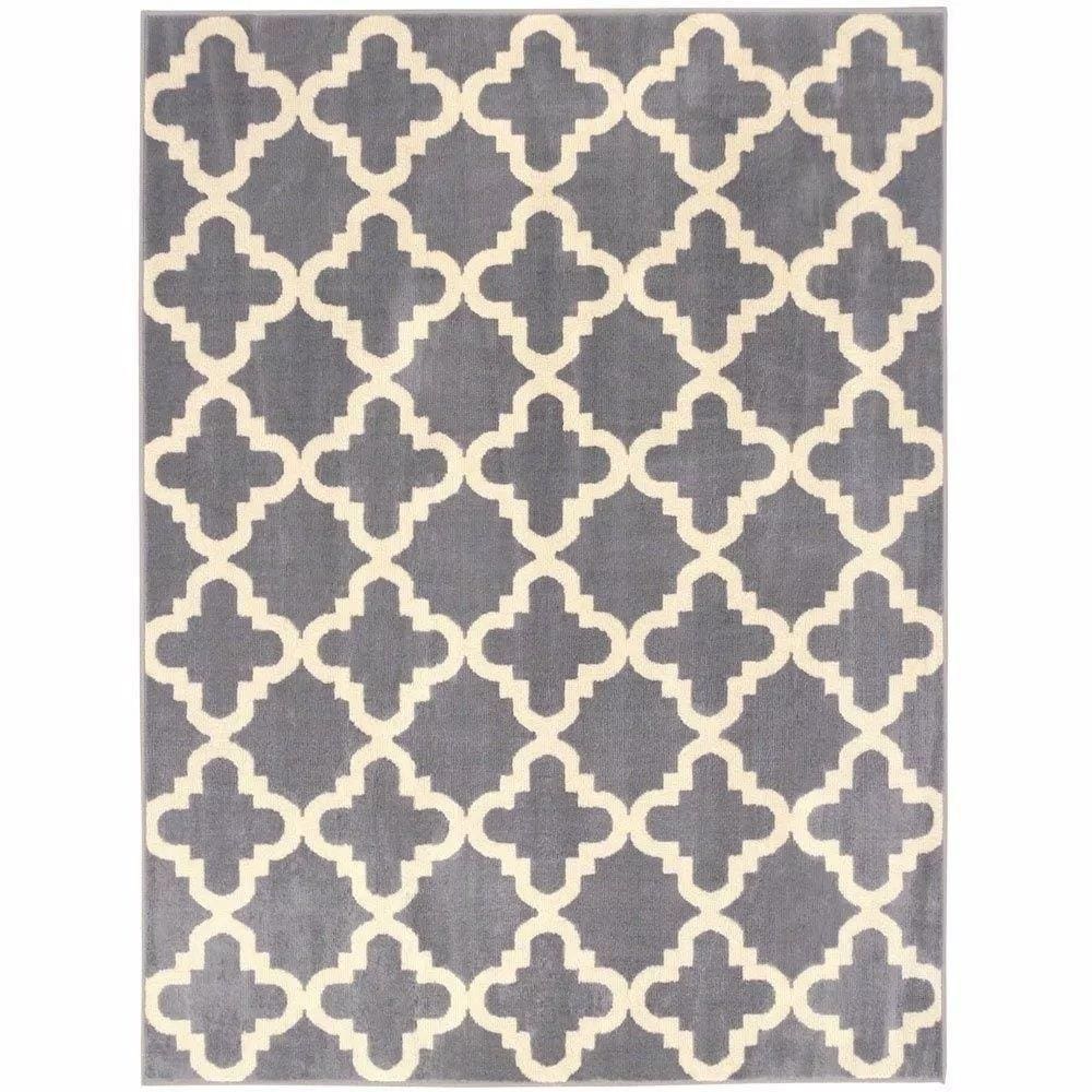 Tapete Celestine 01/11 Prata 1,00x1,50m São Carlos