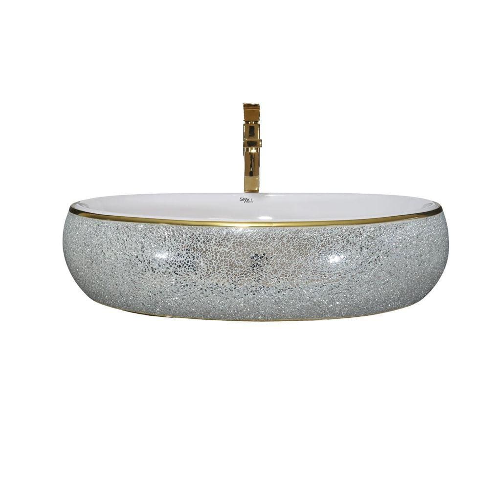 Cuba Cerâmica Banheiro/Lavabo Luxo 62X42 Cm