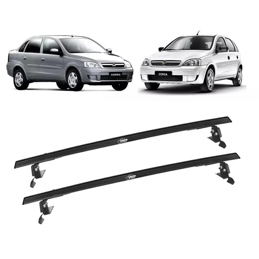 Rack De Teto Aluminio Corsa Sedan E Hatch Frente Montana