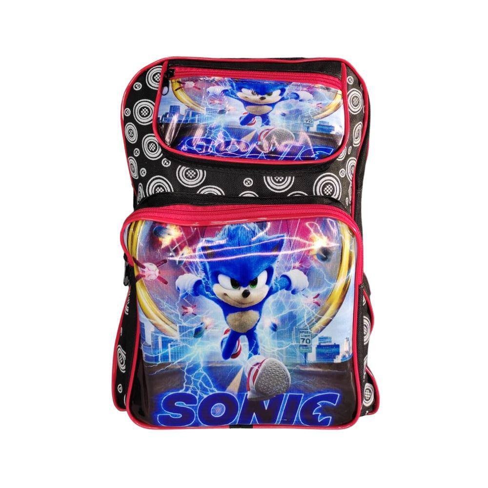 Sonic Azul Sonic Vermelho Sonic Preto - 3 Bonecos Grandes em