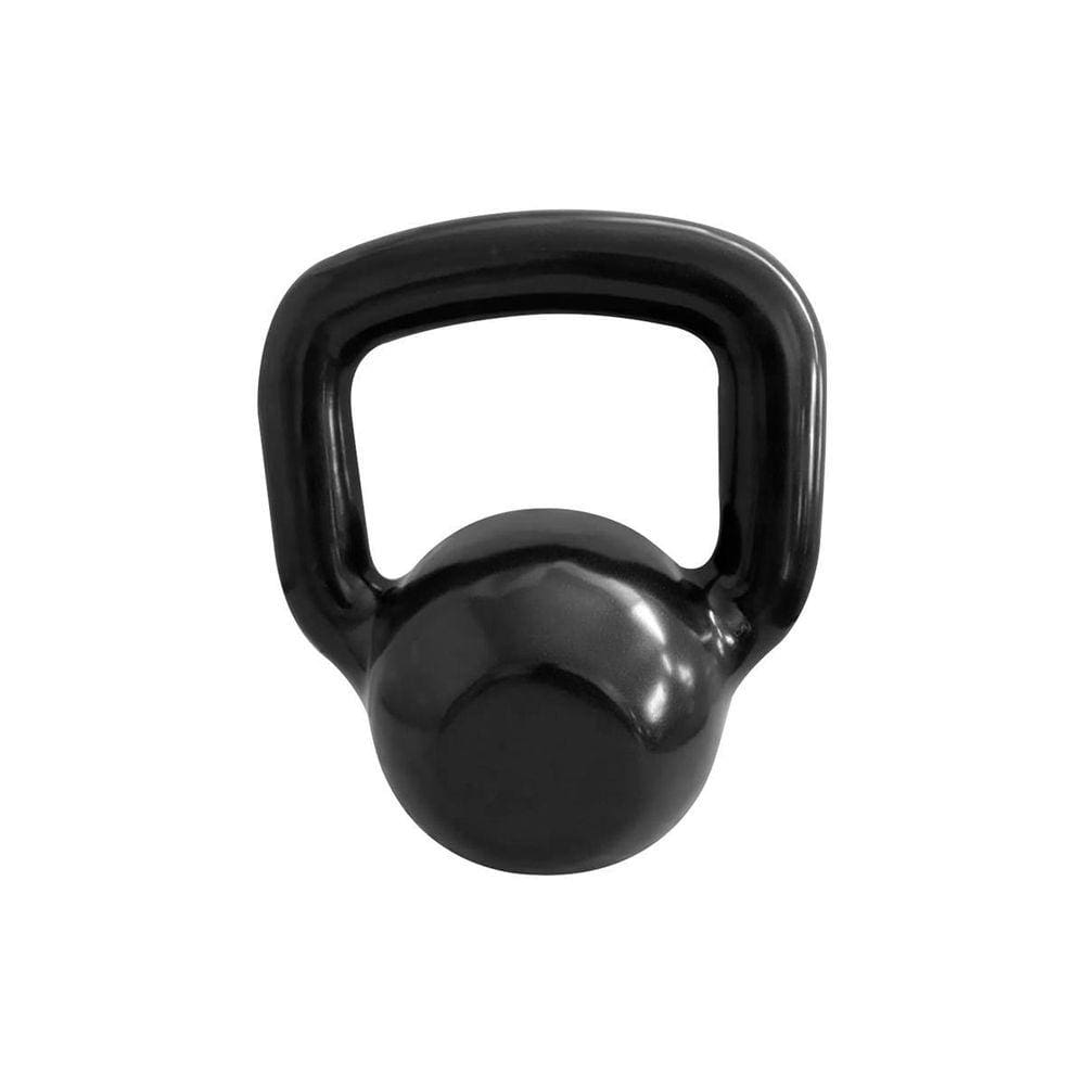 Kettlebell Emborrachado 14Kg Fundidos De Minas - Preto