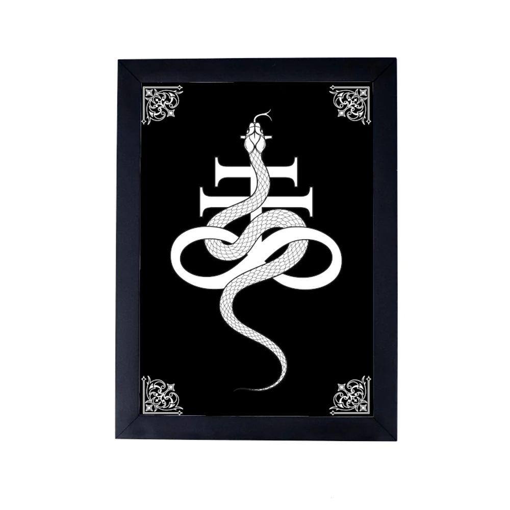 quadro poster com moldura goetia Leviathan P8343
