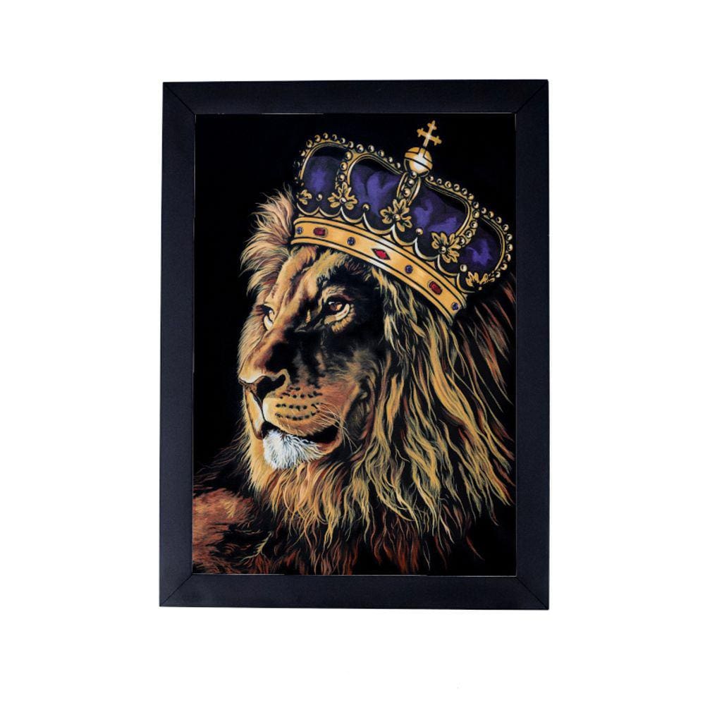 Quadro decoração religiosa leao de juda crente P8344