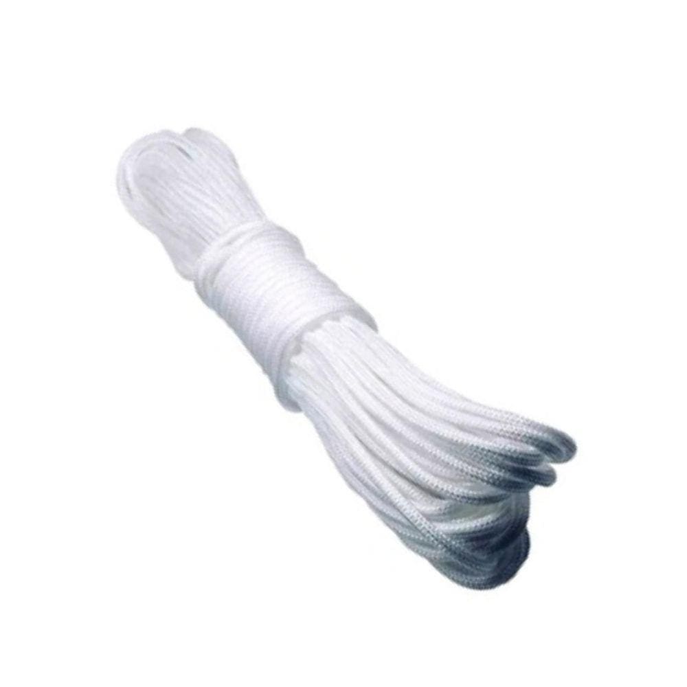 Corda Multiuso 3Mm Pp Polipropileno Branca Varal 200 Metros