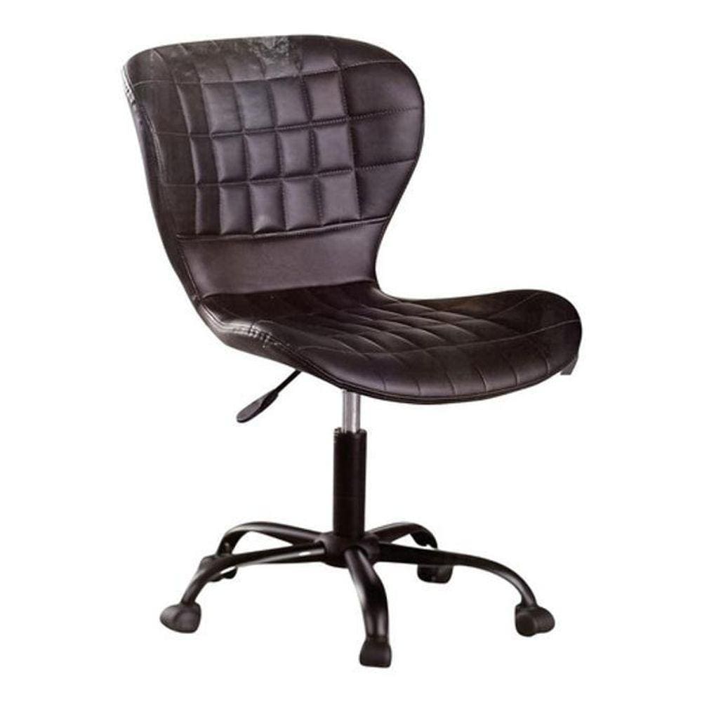 Cadeira Escritório Deluxe Marrom Importada - Marrom-Claro