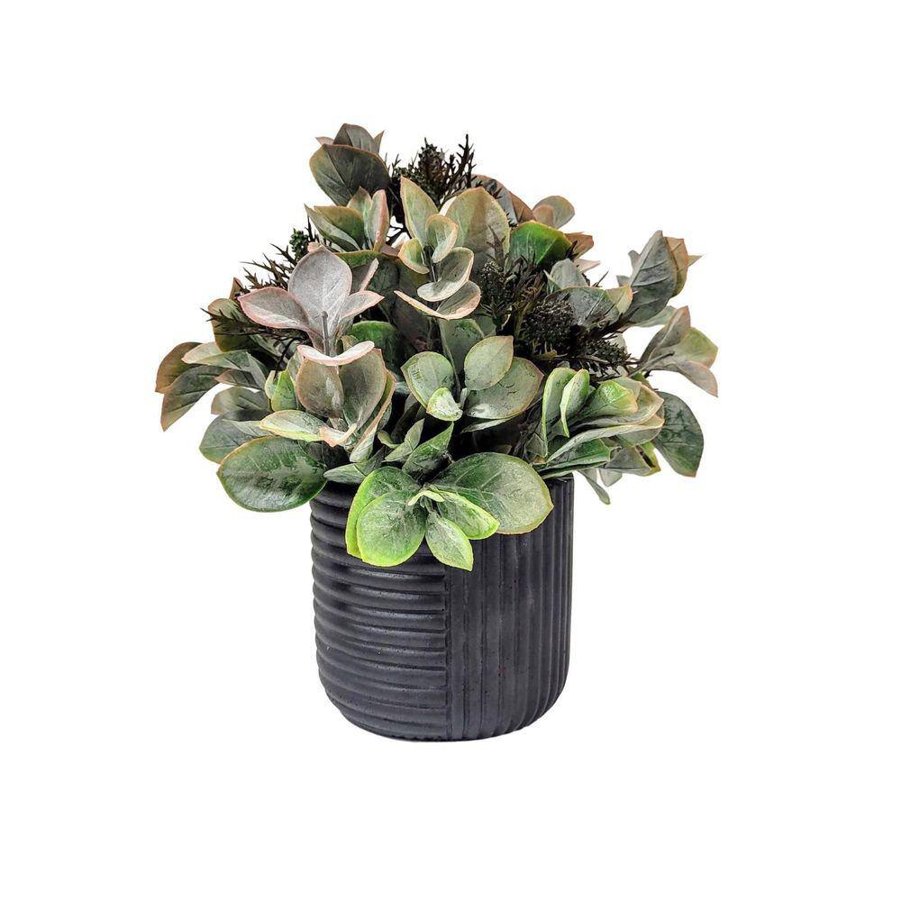 Arranjo Com Folhagem Outonada 23X20Cm Planta Artificial