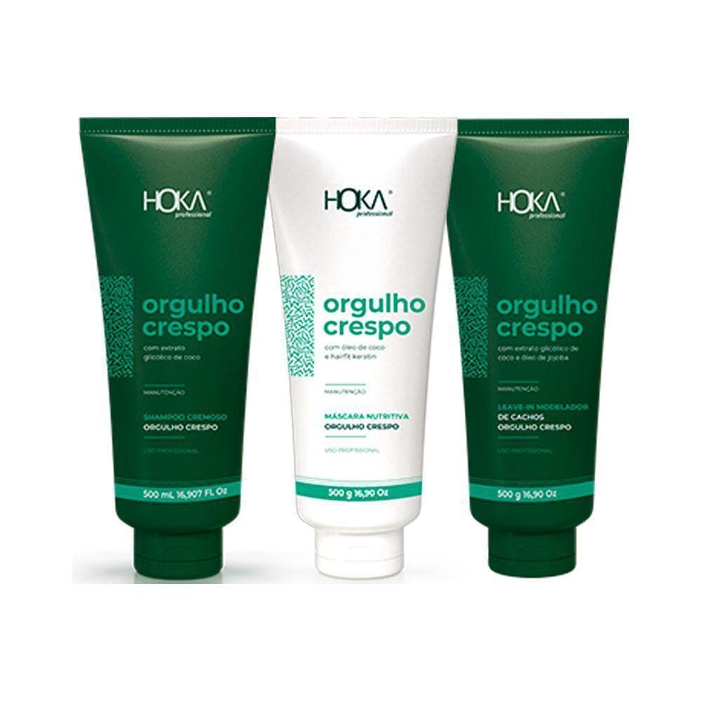 Kit Orgulho Crespo Home Care Hoka 500G