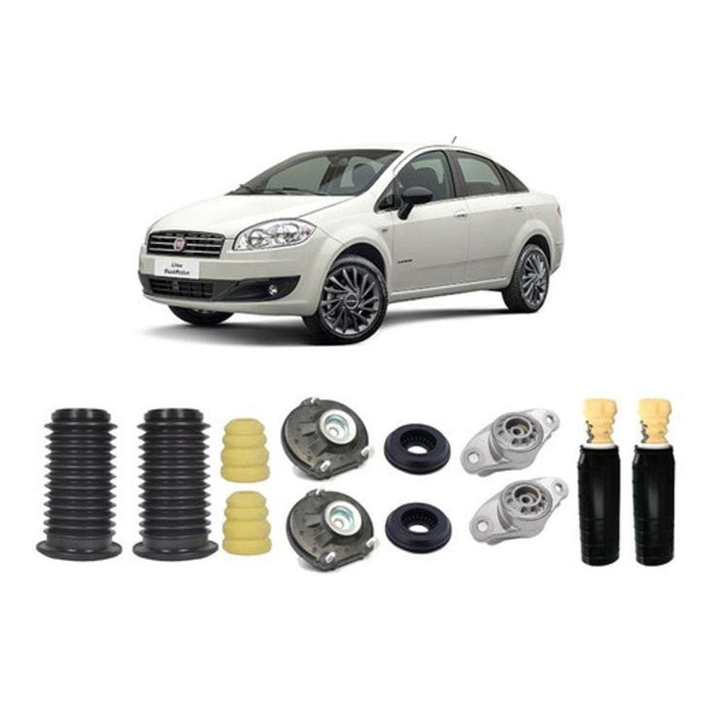 4 Kit Amortecedor Dianteiro Traseiro Linea 2014 2015 2016