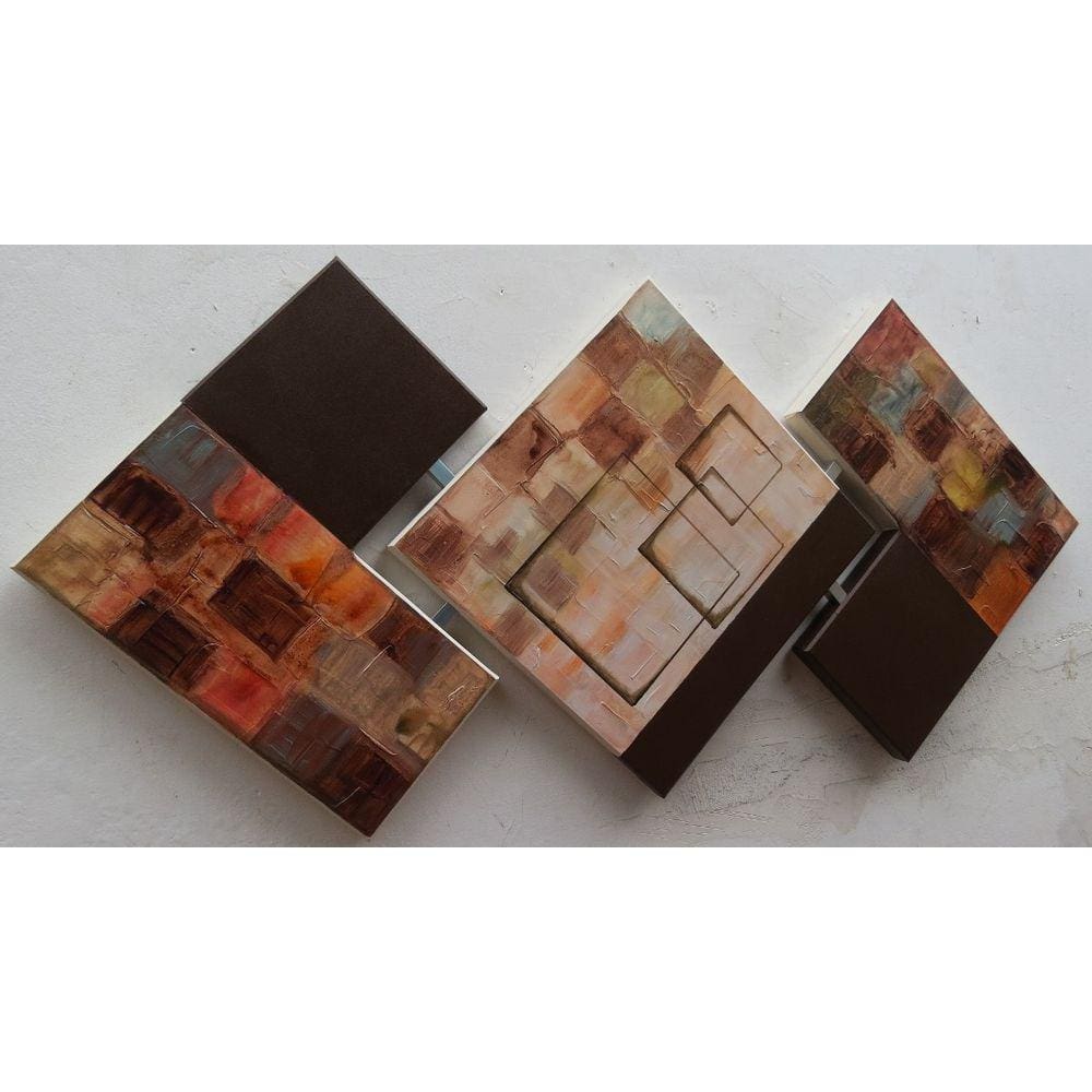 Quadro abstrato decorativo 70x150cm