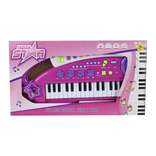 Teclado Musical Infantil Pianinho Musicas Bichos Moranguinho - Carrefour