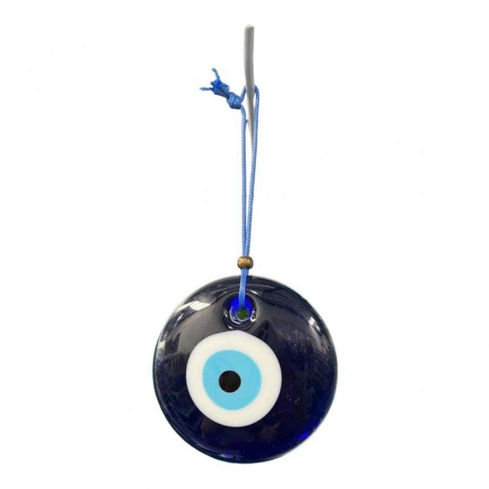 Protetor De Ambiente Olho Grego Azul 13 Cm Murano