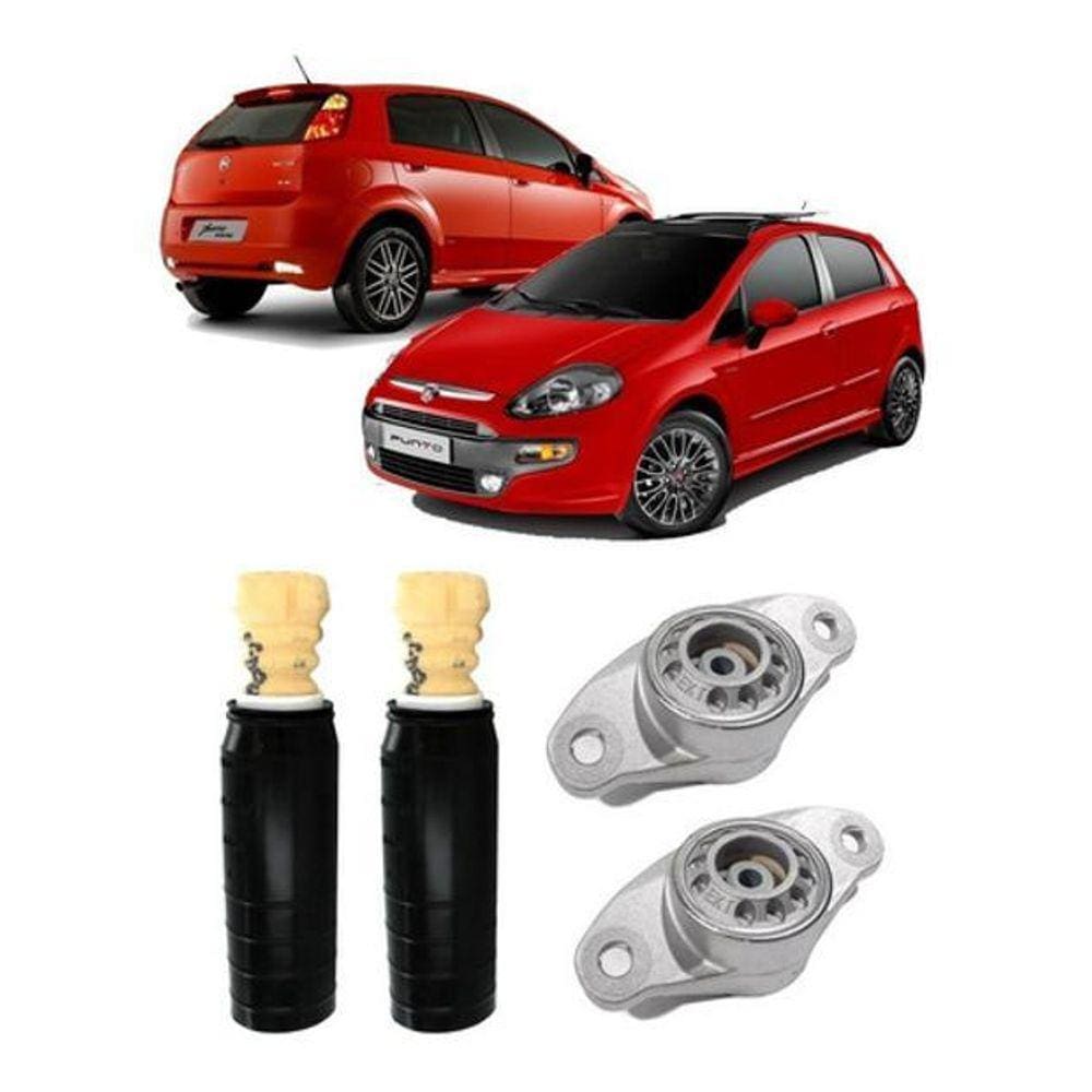 Kit Batente Suspensão Traseira Punto 2008 2009 2010 2011 12