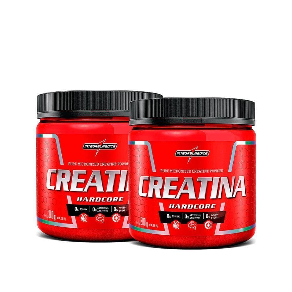 Kit 2X Creatina Hardcore Reload 300G Integralmédica