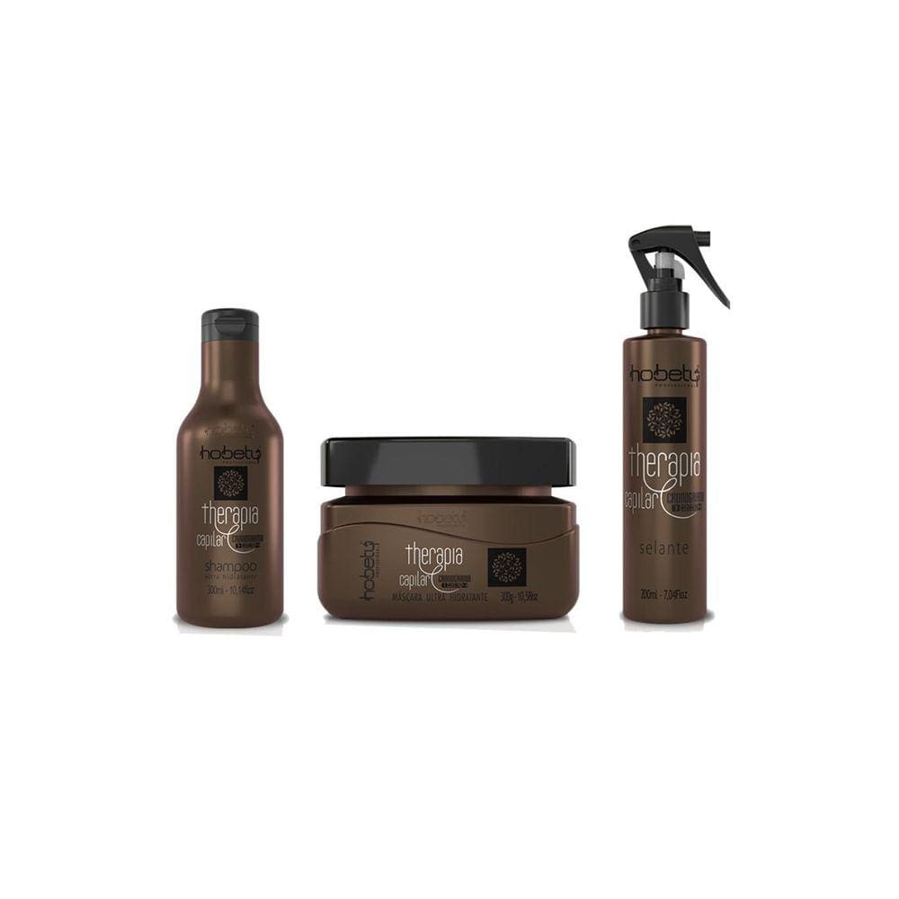 Hobety Kit Therapia Capilar Shampoo +Máscara + Selante
