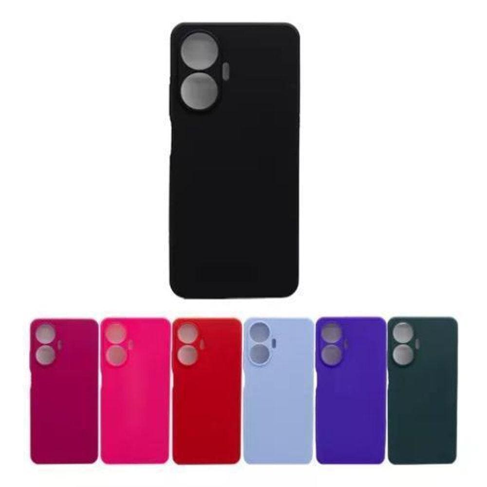 Kit Capa + Película 3D Compatível Realme C55 Preto