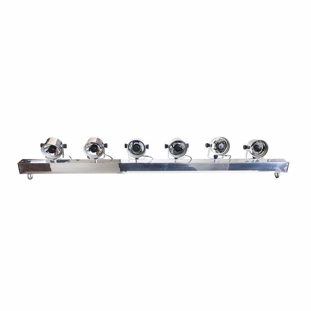 Kit 2 Varas Elétricas 1,25 M 6 Tx Led Branco Quente Volt