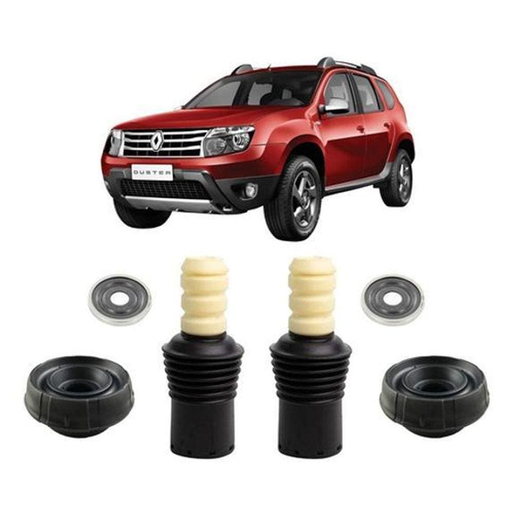 Par Kit Coxim Amortecedor Dianteiro Duster 2015 2016 2017 18