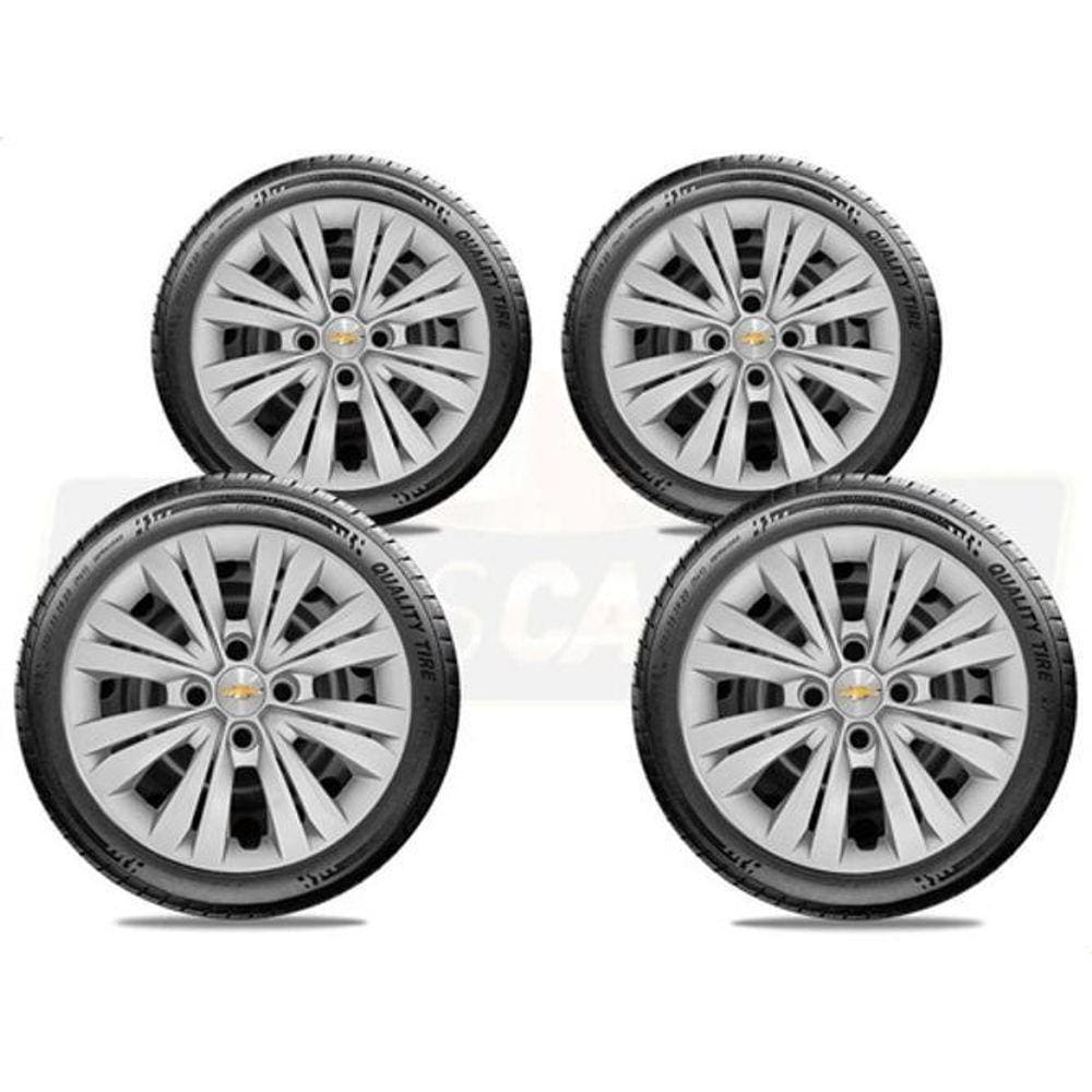 Calota Corsa Prisma Maxx Joy Até 2012 Aro 14 Jg 4Pcs G245J