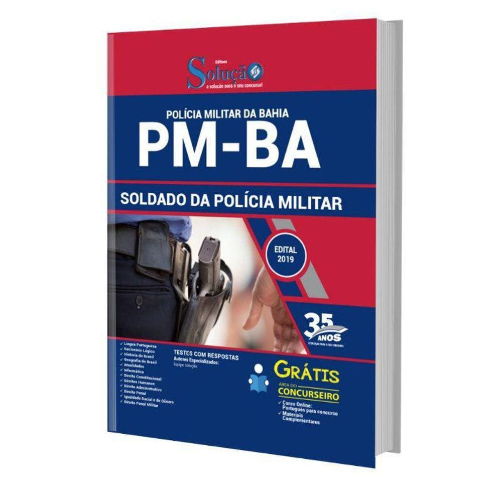 Apostila Pm-Ba - 2019 - Soldado Da Polícia Militar