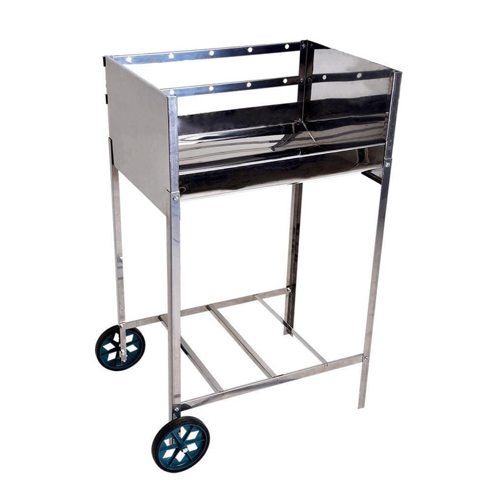 Churrasqueira Portátil Com Rodas 5 Espetos Issi Grill