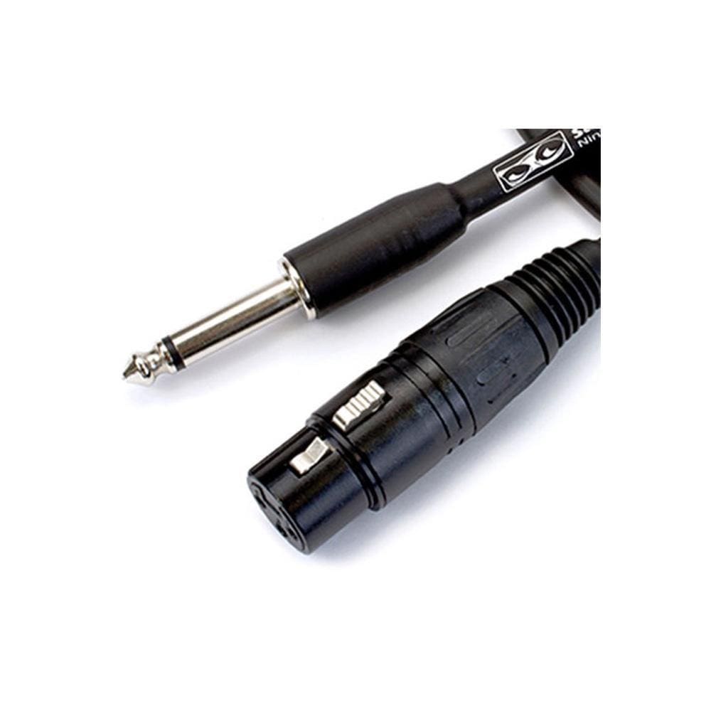 Cabo Para Microfone Santo Angelo Ninja Hg P10/Xlrm 9,15 Mts