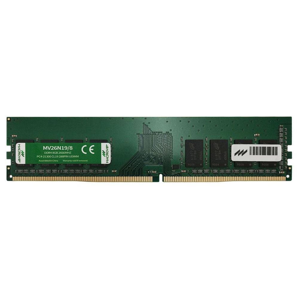 Memória 8Gb Macrovip, Ddr4, 2666Mhz, Cl19 - Mv26N19/8
