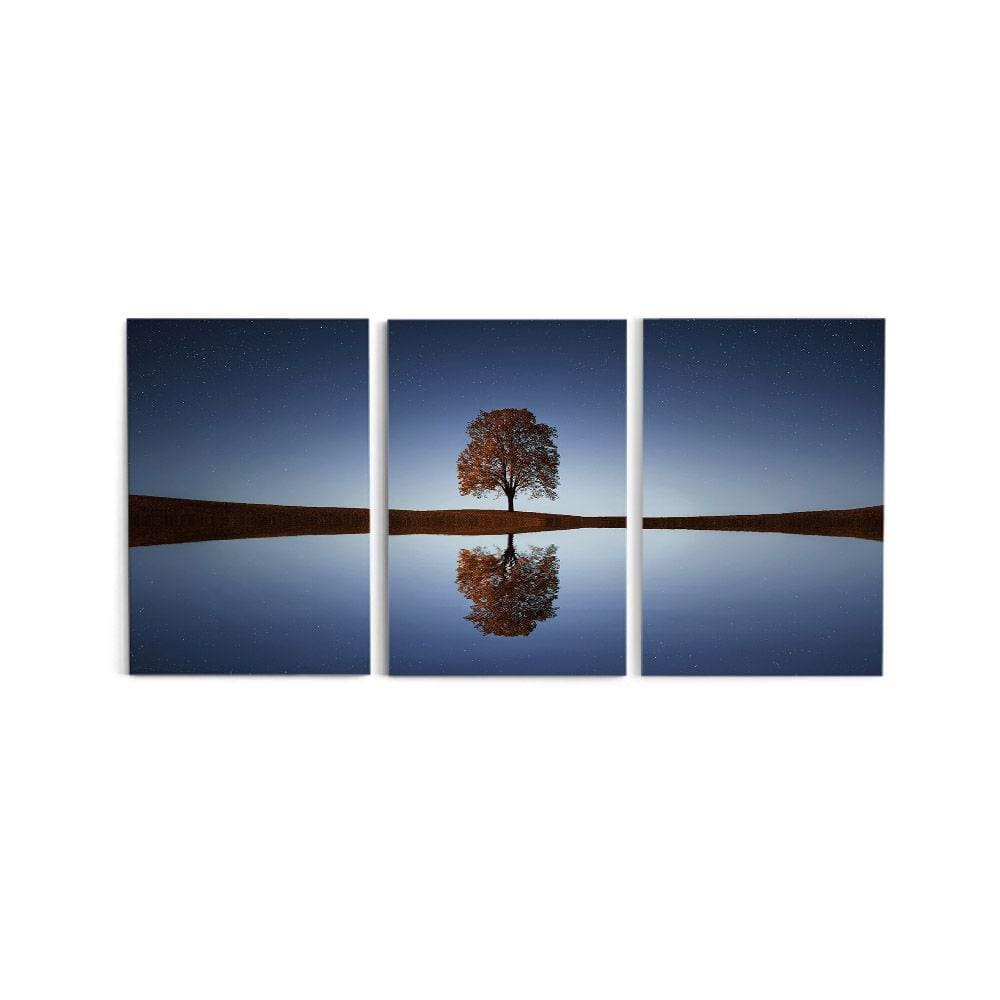Quadro Decorativo Para Sala 60X120Cm Árvore Quarto Grande