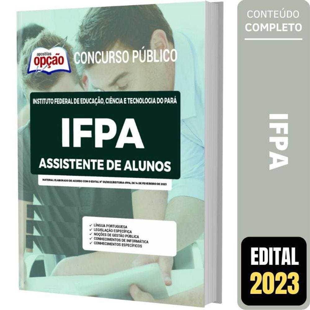 Apostila Ifpa - Assistente De Alunos