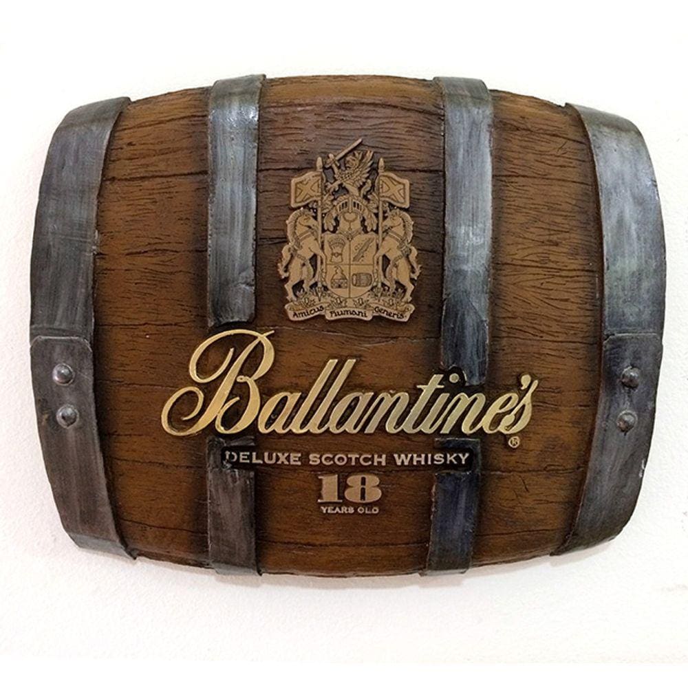 Barril Horizontal decorativo - Ballantines Whisky