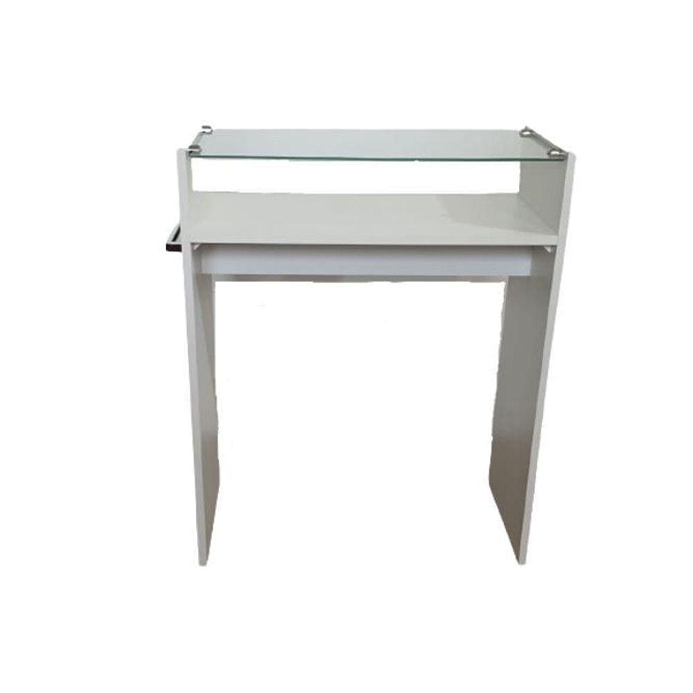 Mesa Tampo De Vidro Com Rodinhas