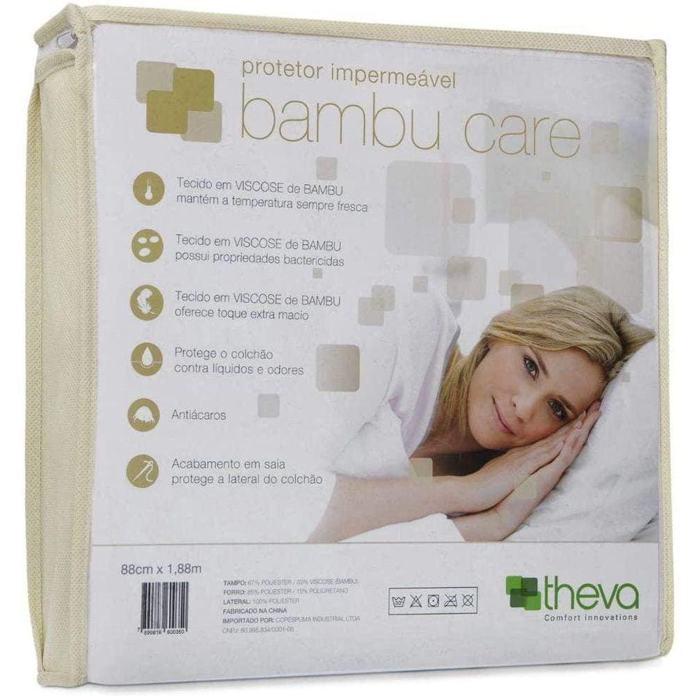 Protetor Impermeável Para Colchão Bambu Care