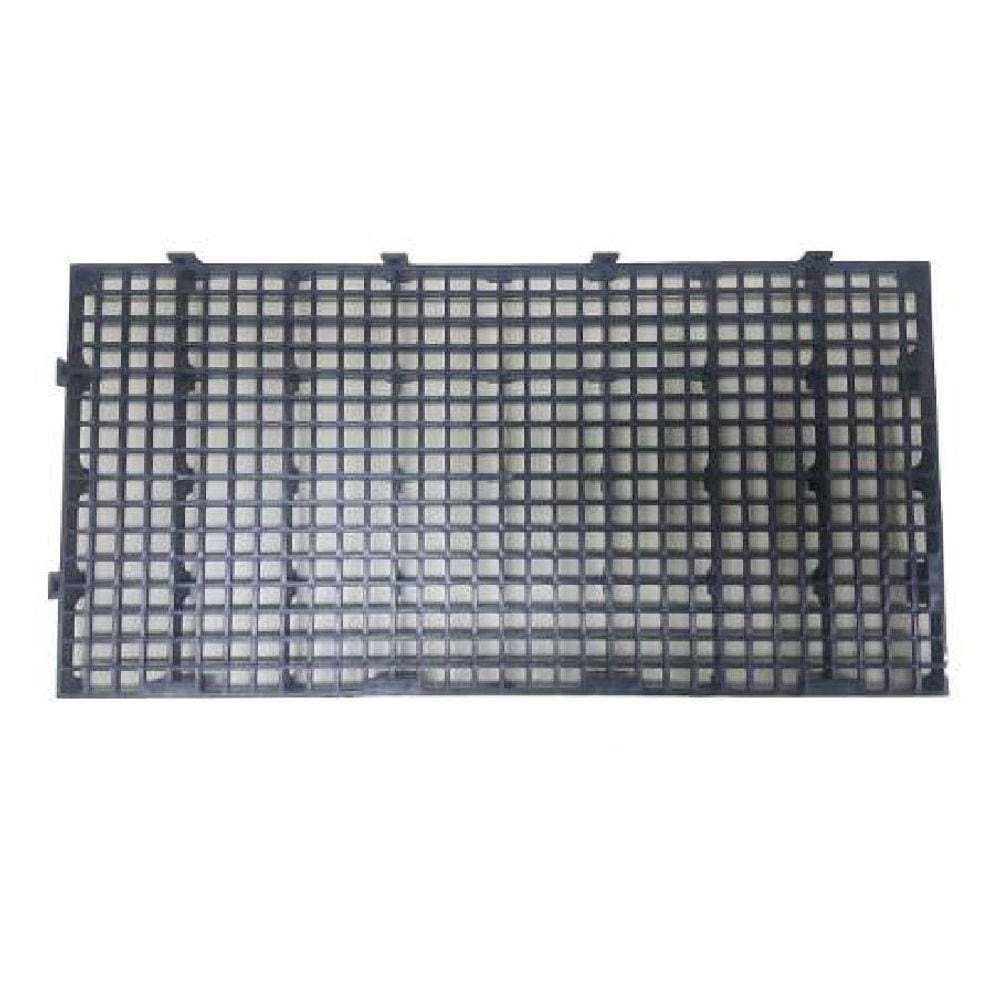 Kit 40 Pisos Plástico Preto Estrado 50X25Cm