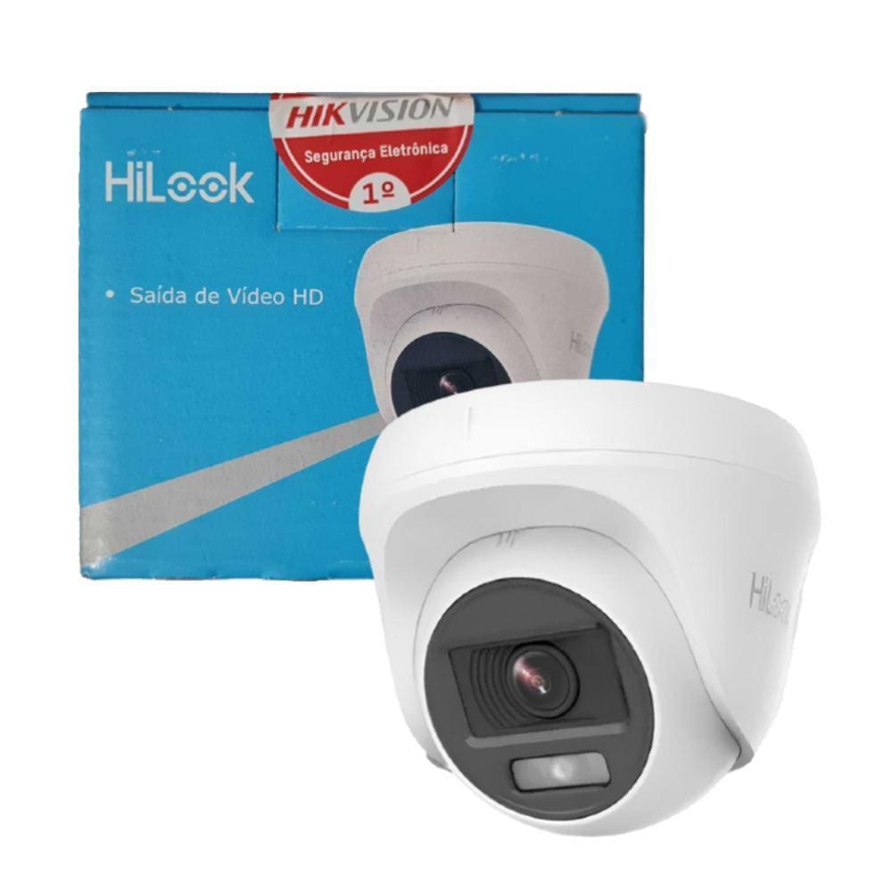 Câmera Colorida De Segurança Colorvu Hilook Thc-T127-P