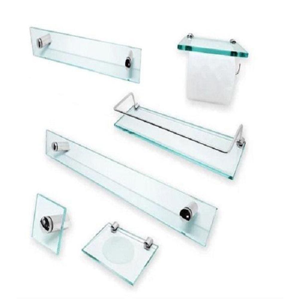 Kit Para Banheiro Premium 6 Peças Incolor