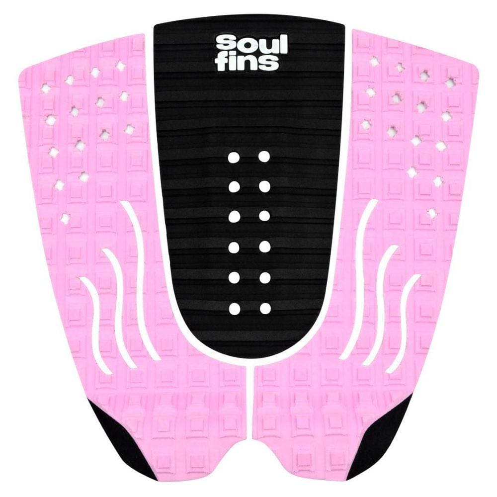 Deck Surf Antiderrapante - Soul Fins Colors Preto/Rosa 68