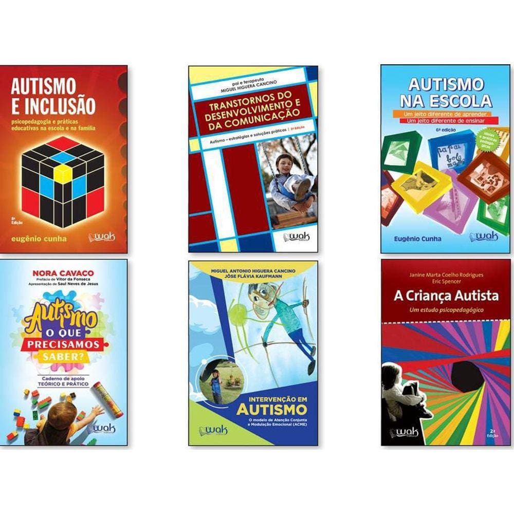 Box 6 Livros - Intervenção Em Autismo