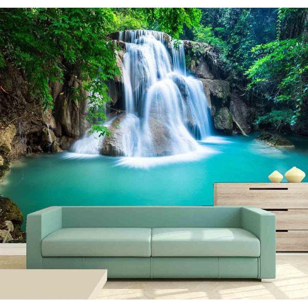 Papel de Parede Cachoeira 3D 3,75M² na 043
