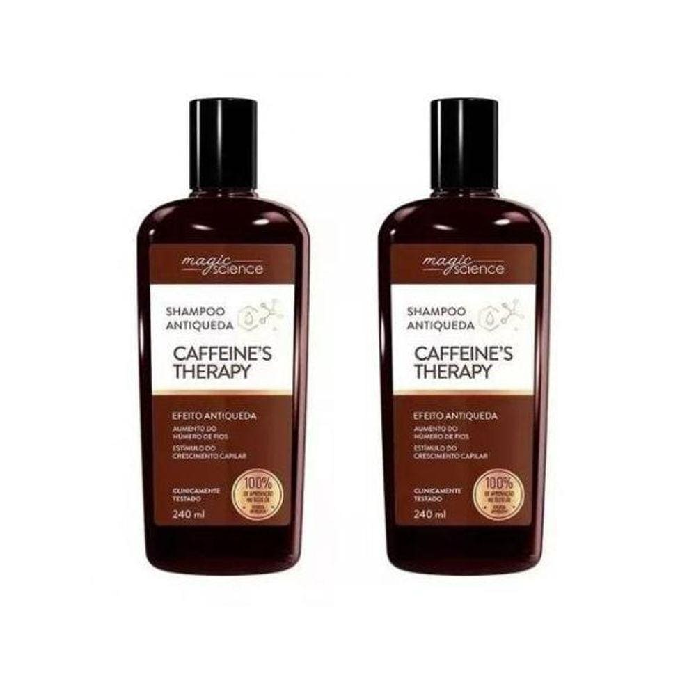 Shampoo Antiqueda Caffeine`s Therapy Magic Science 240ml 2Un
