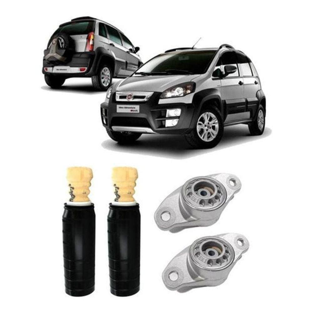 2 Kit Do Amortecedor Traseiro Fiat Idea 2005 2006 2007 2008
