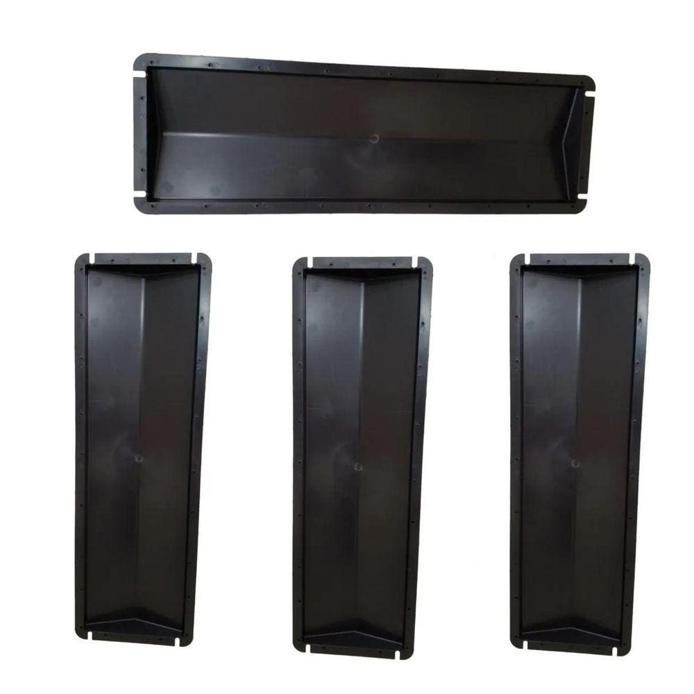 Forma Plastica Pingadeira Capa De Muro 60X19X05Cm 4 Unidades
