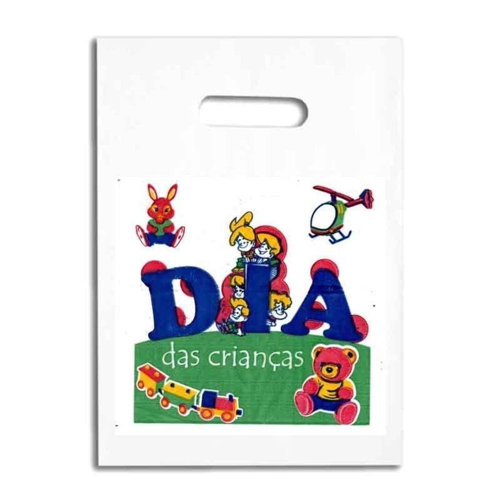 Kit 400 Sacolas Plástica 33X24 Dia Das Crianças Cosme Damião